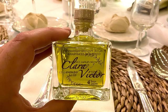 aceite de regalo para boda